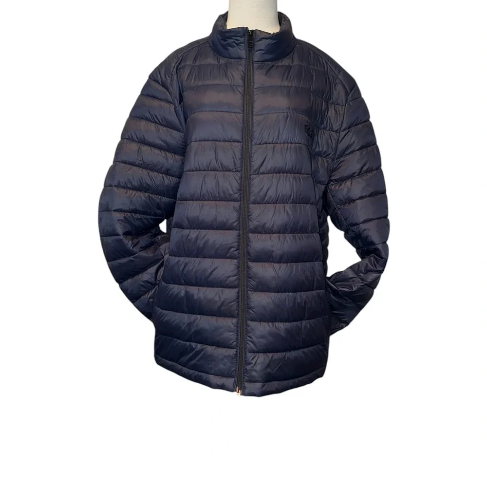 Hugo Boss Navy Blue Puffer Jacket - Picture 1 of 10